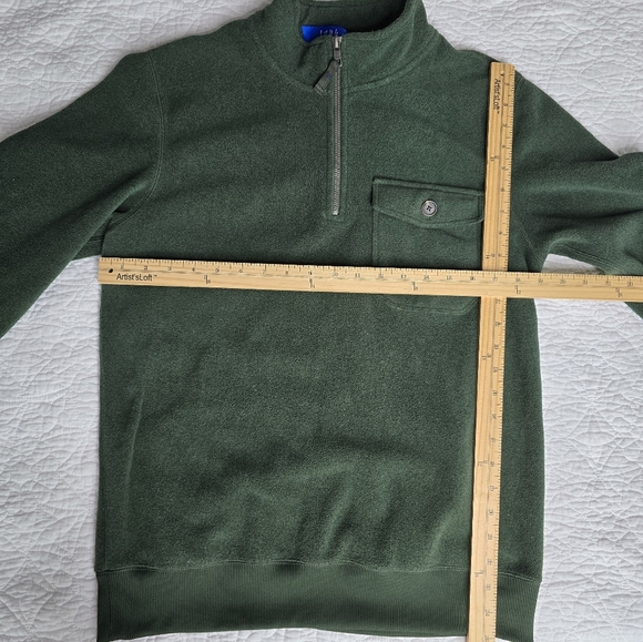 Kit And Ace Water Resistant Fleece Zip Pullover Forest Green - Picture 12 of 12